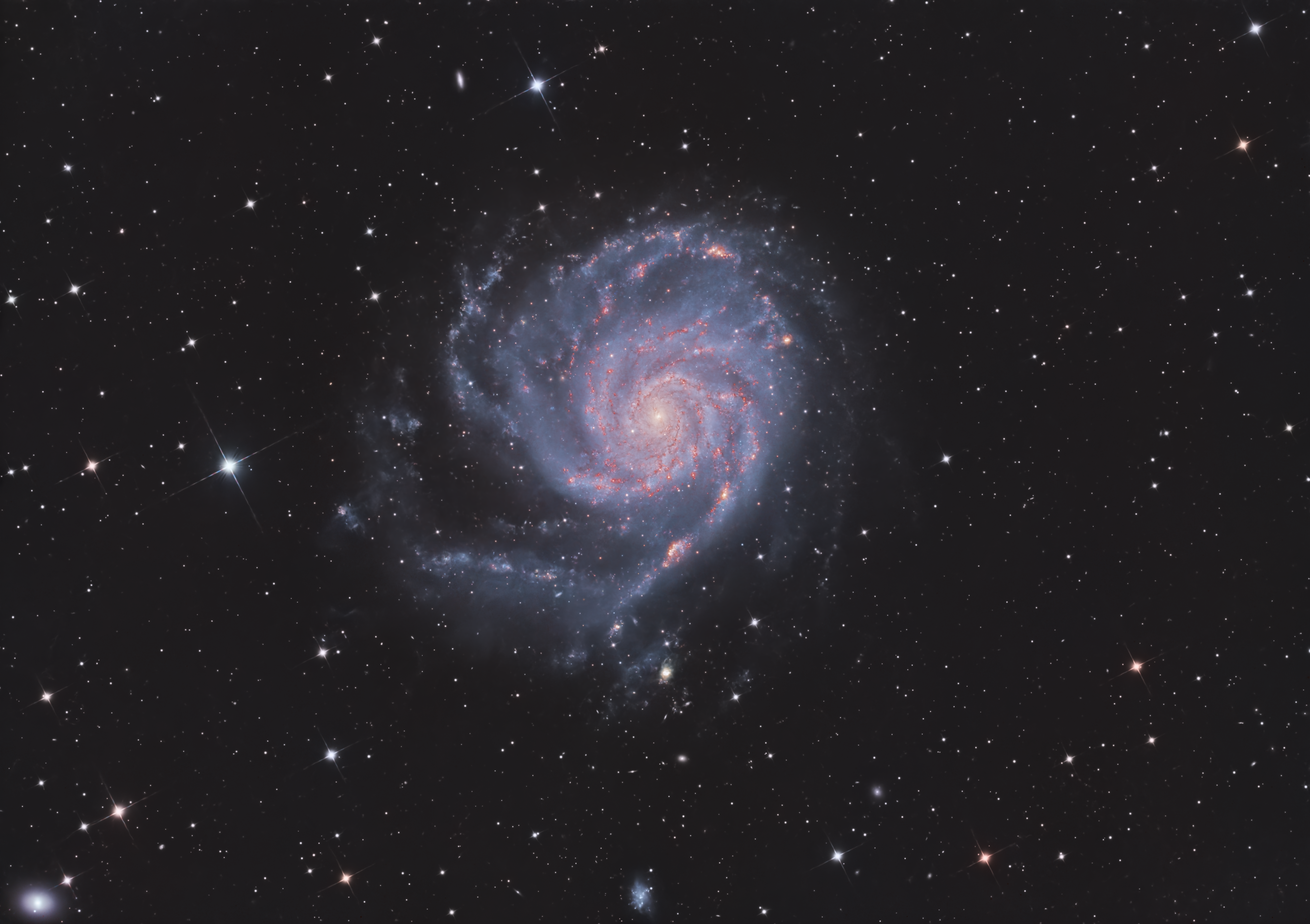 M101 The Starburst Pinwheel